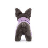 Jellycat Sweater French Bulldog Purple 7"