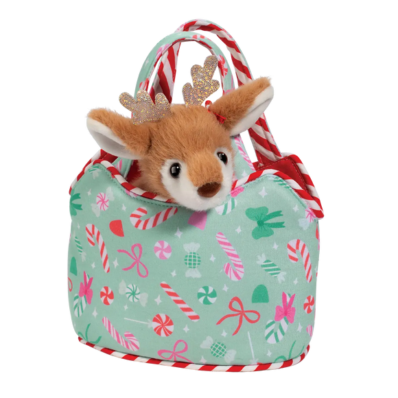 Douglas Sassy Pet Sak Holiday Sweet Bows with Reindeer 7