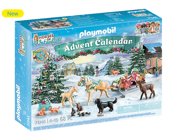 Playmobil Advent Calendar - Horses of Waterfall - Christmas Sleigh Ride 71345