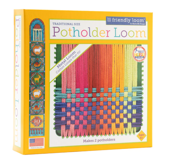 7 Potholder Loom DELUXE (Traditional Size)  Potholder loom, Potholder  patterns, Harrisville designs