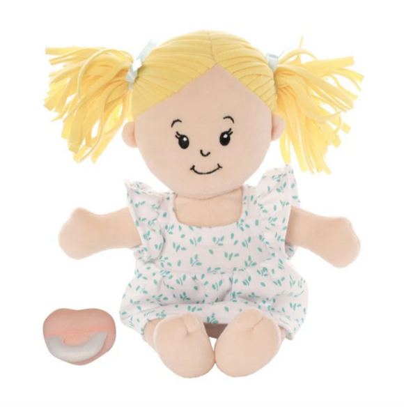 Manhattan Toy® Love, Stella Peach Doll with Blonde Pigtails