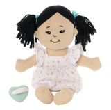 Manhattan Toy® Love, Stella Light Beige Doll with Black Pigtails