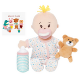 Manhattan Toy® Love, Stella Sleepy Time Set Peach Doll with Blonde Tuft