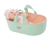 Manhattan Toy® Love, Stella My First Doll Peach & Bassinet