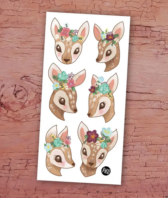 Pico Temporary Tattoos: Little Fawns