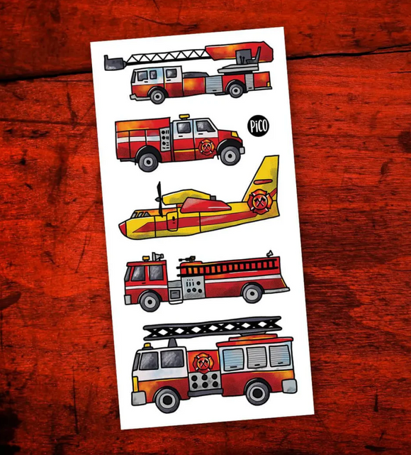 Pico Temporary Tattoos: Safe with the Firefighters