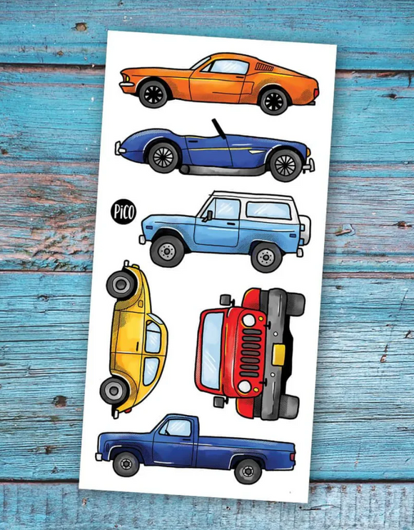Pico Temporary Tattoos: Classic Cars