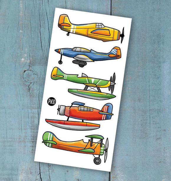 Pico Temporary Tattoos: The Airplanes