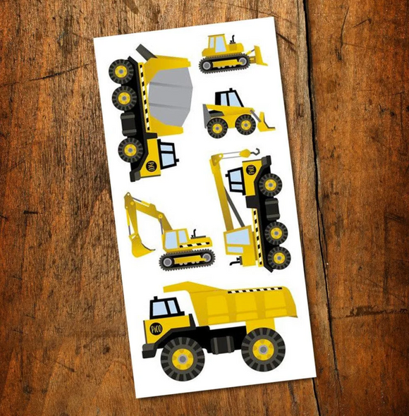 Pico Temporary Tattoos: Brummmm...The Trucks