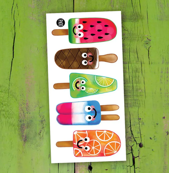 Pico Temporary Tattoos: Colorful Pops