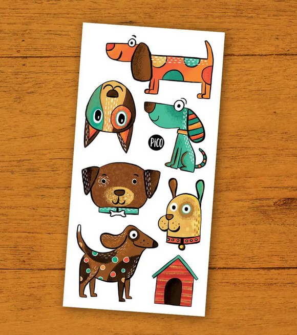 Pico Temporary Tattoos: The Cute Dogs