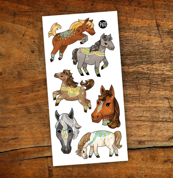 Pico Temporary Tattoos: The Wild Horse