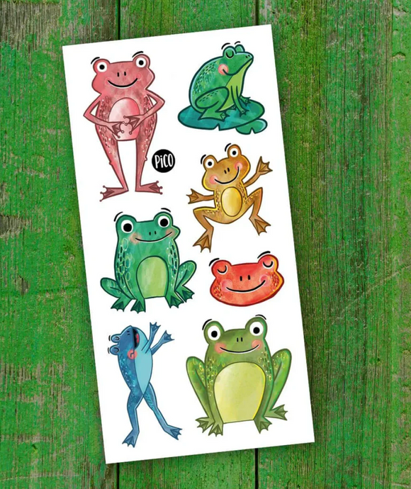 Pico Temporary Tattoos: The Choral of Frogs