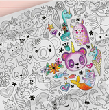 Pico Giant Coloring Page: Unicorns