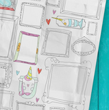 Pico Giant Coloring Page: The Frames