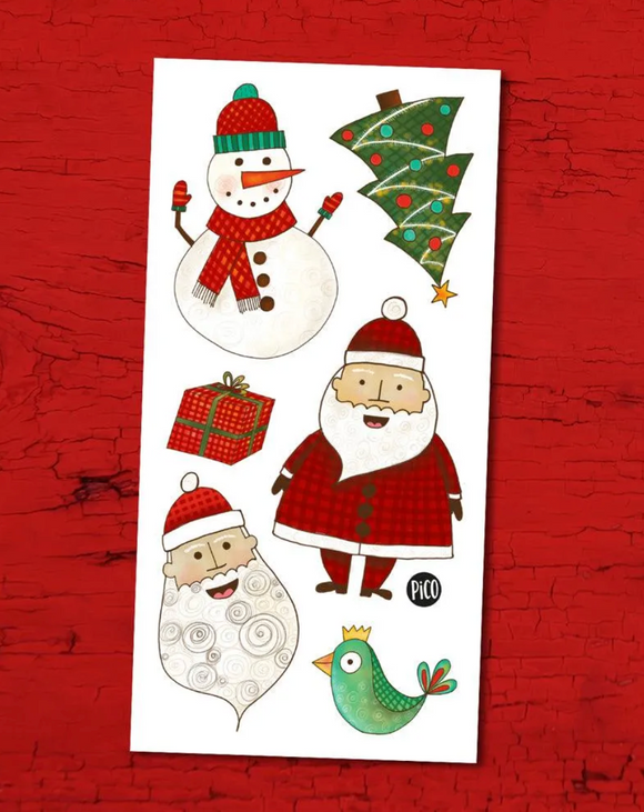 Pico Temporary Tattoos: Christmas Time
