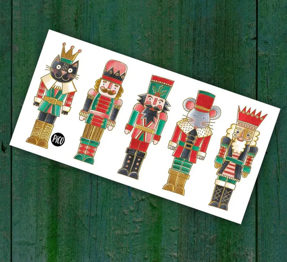 Pico Temporary Tattoos: Nutcrackers