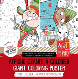 Pico Giant Coloring Page: Winter Wonderland