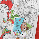 Pico Giant Coloring Page: Winter Wonderland