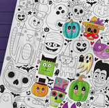Pico Giant Coloring Page: Halloween