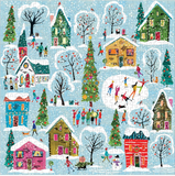 Galison Puzzle 500 piece Twinkle Town