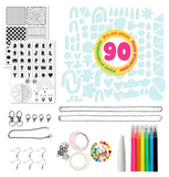 Bright Stripes Shrinkadoo Jewelry