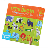 Crocodile Creek Let's Begin Puzzles - Dinosaurs