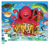 Crocodile Creek 36 Piece Floor Puzzle Octopus Treasure