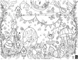 Pico Giant Coloring Page: Easter