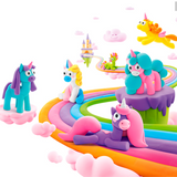 Fat Brain Toys® Hey Clay - Rainbow Unicorn