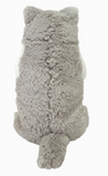Sunlemon Lap Cat Sleeping Gray + White 13"