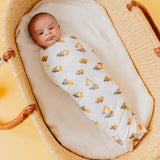 Copper Pearl: Knit Swaddle Blanket - Dozer