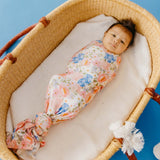 Copper Pearl: Knit Swaddle Blanket - Penelope