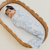Copper Pearl: Knit Swaddle Blanket - Vintage Carnival