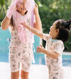 Burt's Bees Organic Two-Piece Pajamas Sea-lebration