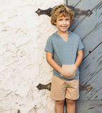 Burt's Bees Organic Baby Dotted Jacquard Sweatshirt & Shorts Set