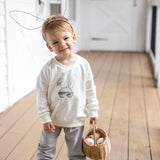 Burt's Bees Organic Baby & Toddler Sweatshirt & Pants Set Hip Hop Bunny