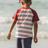Burt's Bees Organic Baby USA Stripe Boy Tee & Shorts Set