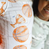 Burt's Bees Organic Two-Piece Pajamas Basketball Court