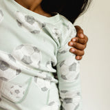 Burt's Bees Organic Two-Piece Pajamas Soccer Goal