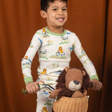 Burt's Bees Organic Two-Piece Pajamas Lion Life
