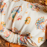 Burt's Bees Organic Baby One-Piece Sleeper Turkey Day