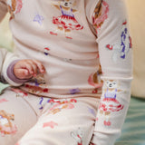 Burt's Bees Organic Two-Piece Pajamas Kitties on Ice