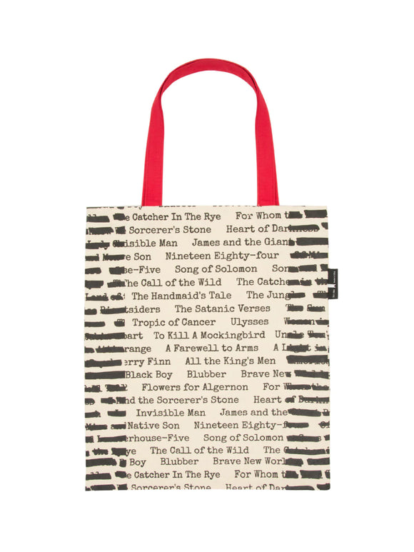 Out of Print Readers Tote Bag: Banned Books