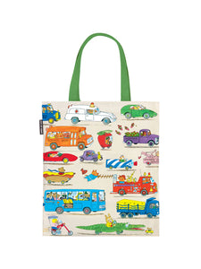 Out of Print Readers Tote Bag: Richard Scarry Cars and Trucks and Things that Go