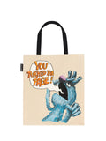 Out of Print Readers Tote Bag: Monster At the End of This Book