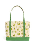 Out of Print Readers Large Zipper Tote Bag: Frog & Toad