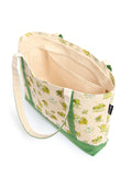 Out of Print Readers Large Zipper Tote Bag: Frog & Toad