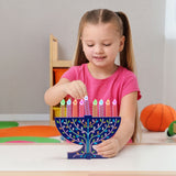 Rite Lite, Ltd - My Play Wood Light Up Menorah w/ Acrylic Candles
