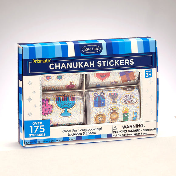 Rite Lite, Ltd - Box of Chanukah Prismatic Stickers